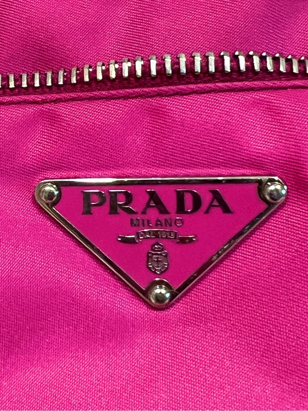 PRADA⭐️Authentic! Hot Pink Nylon Crossbody or shoulder Bag! - Picture 13 of 13
